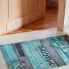 Fußmatte, Turquoise Brown -Teppichwelt Verkauf 11754 52568 Milieu