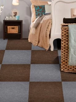 Teppichbodenfliese, Silber