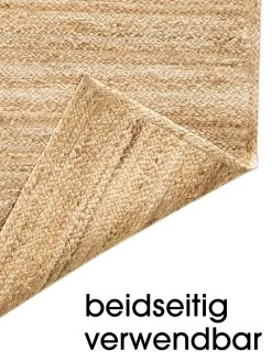 Jute-Teppich, Dunkelbeige -Teppichwelt Verkauf 6424 26991 Lupe 1