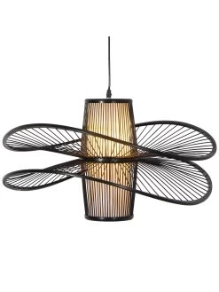 Hängeleuchte, Schwarz -Teppichwelt Verkauf AkiFiligree Haengeleuchte Schwarz 60x60x32 per1