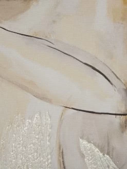 Leinwand-Druck-handbemalt, Graubeige -Teppichwelt Verkauf Aktmodell Druckgerahmt Beige Graubeige 40x50 lup