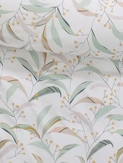 Renforcé-Bettwäsche, Lindgrün -Teppichwelt Verkauf Alamea Bettwaesche Gruen Lindgruen 135x200 lup