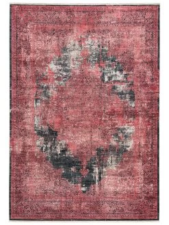 Vintage-Teppich, Karmin -Teppichwelt Verkauf Alessandria VintageTeppich Rot Karmin 200x290 pla
