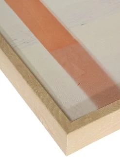 Leinwandbild, Ocker -Teppichwelt Verkauf Ausblick Druckgerahmt Beige Ocker 40x50 lup2