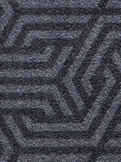 Fußmatte, Art Deco -Teppichwelt Verkauf Avenue Fussmatte grau ArtDeco 40x80 lup