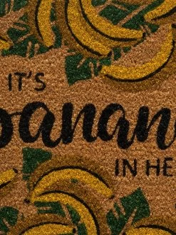 Fußmatte, Bananas -Teppichwelt Verkauf Bananas Fussmatte Gelb Bananas 45x75 lup