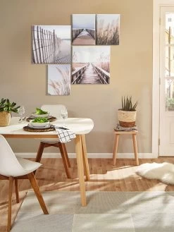 Leinwand Druck, Grau