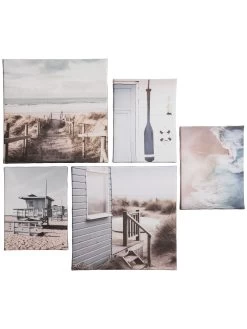 Leinwand Druck, Blau