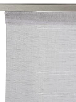 Flächenvorhang, Silber -Teppichwelt Verkauf Becca Flaechenvorhang Grau Silber 60x245 lup1