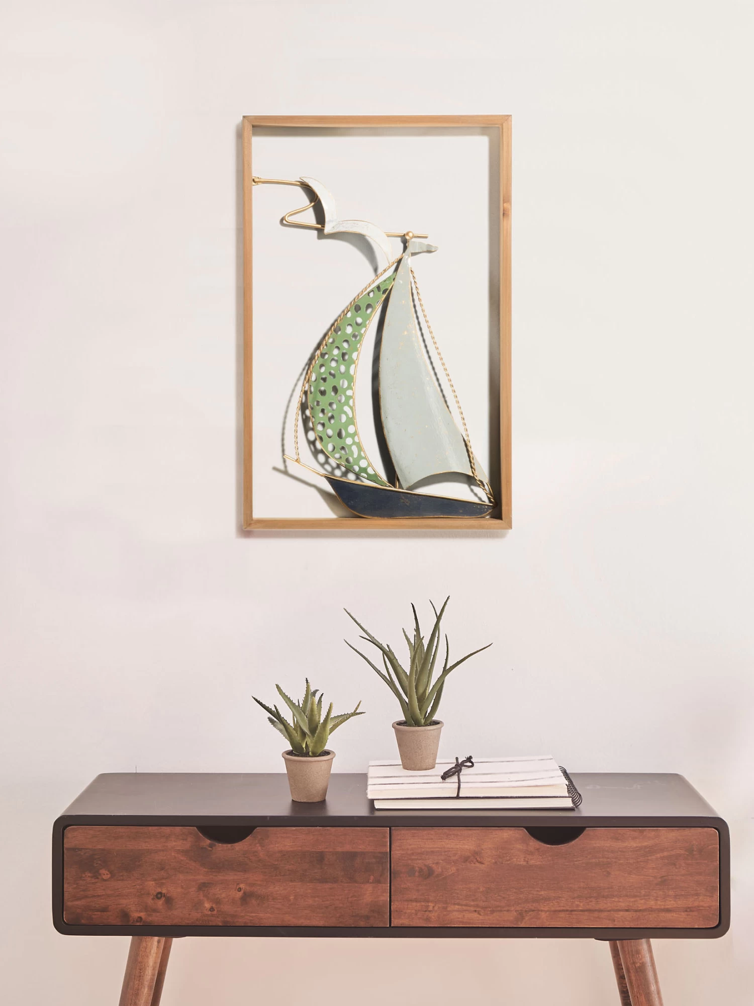 Wand-Objekt, Hellbraun 3 Wand-Objekt, Hellbraun