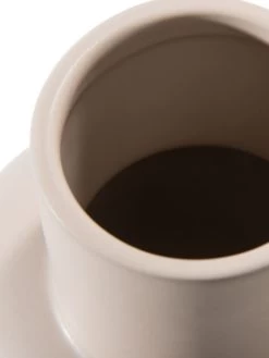 Vase, Beige -Teppichwelt Verkauf Belly Vase Creme Beige 15x15x18 lup1