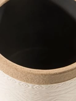 Pflanztopf, Creme -Teppichwelt Verkauf Bengal Pflanztopf Hellbeige Creme 17x17 lup1