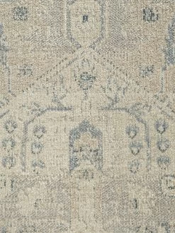 Vintage-Teppich, Creme/Blau -Teppichwelt Verkauf Beshkan VintageTeppich Grau CremeBlau 160x230 lup