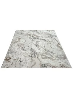 Moderner Teppich, Marmor -Teppichwelt Verkauf Biancone ModernerTeppich Silber Marmor 160x230 fper