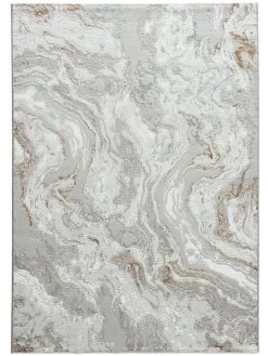 Moderner Teppich, Marmor -Teppichwelt Verkauf Biancone ModernerTeppich Silber Marmor 160x230 pla