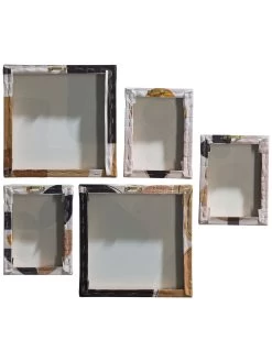 Druck, Schwarz/Braun -Teppichwelt Verkauf Blumenideen Leinwandbild mehrfarbig SchwarzBraun 25x25 ruk2