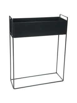 Pflanztopf, Schwarz -Teppichwelt Verkauf Blumenkasten Pflanztopf Schwarz 20x57x74 per1