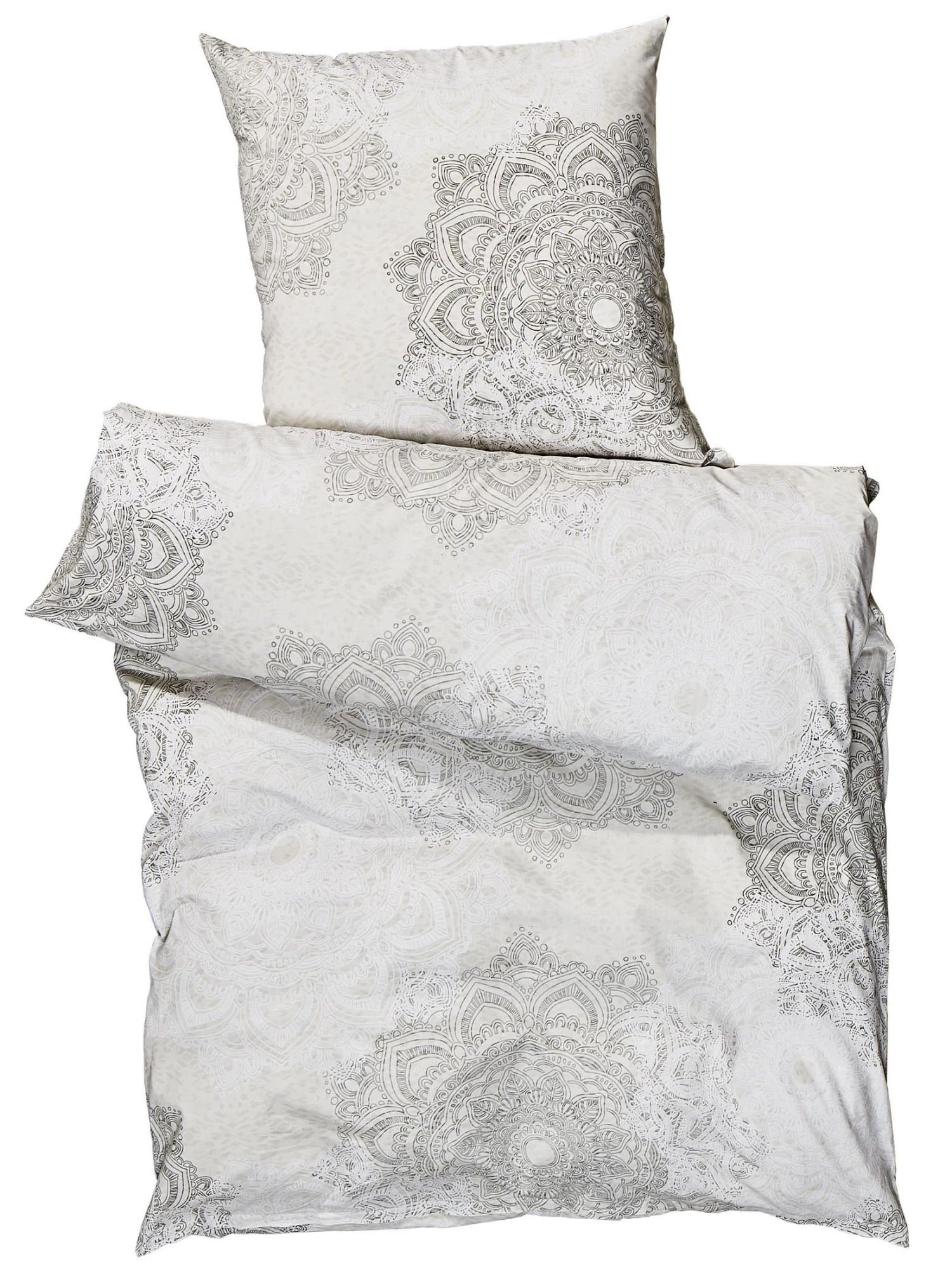 Renforcé-Bettwäsche, Taupe 4 Renforcé-Bettwäsche, Taupe – Bild 2