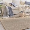 Woll-Teppich, Beach -Teppichwelt Verkauf Borgholm Handwebteppich beige beach mil