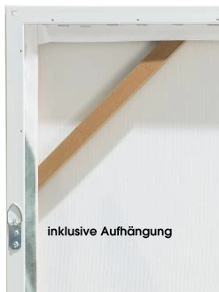 Leinwand-Druck-gerahmt, Grün -Teppichwelt Verkauf Botanik Druckgerahmt Gruen 50x70 ruk