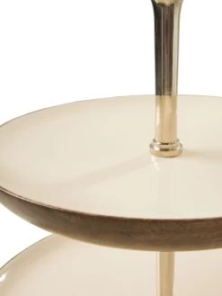 Deko-Etagere, Weiss -Teppichwelt Verkauf CakeStand DekoEtagere Weiss 30x30x48 lup