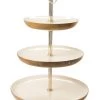 Deko-Etagere, Weiss -Teppichwelt Verkauf CakeStand DekoEtagere Weiss 30x30x48 per