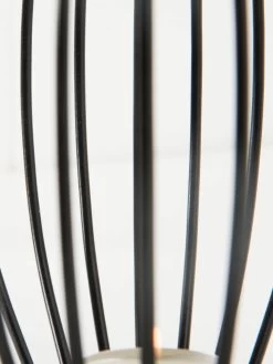 Teelichthalter, Black -Teppichwelt Verkauf CandleBall Teelichthalter Schwarz Black 18x18x172C1 lup2