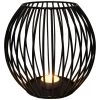 Teelichthalter, Black -Teppichwelt Verkauf CandleBall Teelichthalter Schwarz Black 18x18x172C1 per2