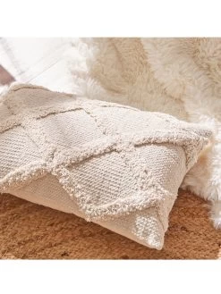 Kissen, Offwhite -Teppichwelt Verkauf Cavalera Kissen Beige Offwhite 30x50 mil