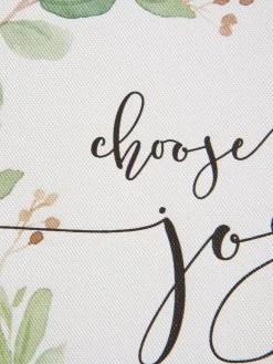 Leinwand-Druck-gerahmt, Weiss/Grün -Teppichwelt Verkauf ChooseJoy Druckgerahmt Gruen WeissGruen 32x32 lup