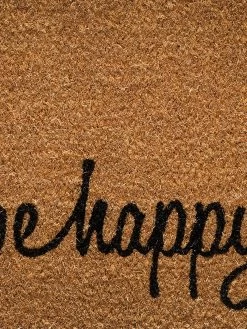 Fußmatte, Be Happy -Teppichwelt Verkauf Cochin Fussmatte Braun BeHappy 45x75 lup