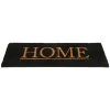 Fußmatte, Black 1 Fußmatte, Black -Teppichwelt Verkauf CocoHome Fussmatte Schwarz Black 25x75 fper