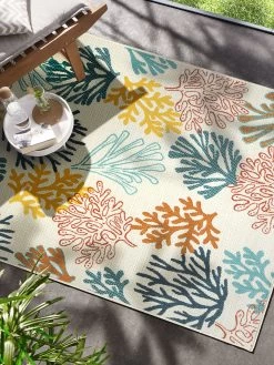 Outdoor-Teppich, Koralle