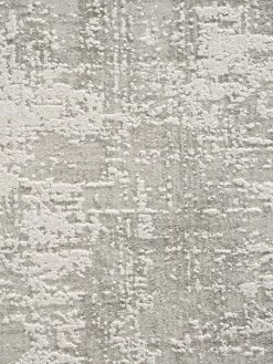 Vintage-Teppich, Mattsilber -Teppichwelt Verkauf Cornhill DesignerTeppich hellgrau Mattsilber 160x230 lup