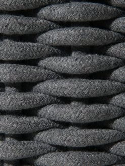 Korb, Anthrazit -Teppichwelt Verkauf Cotiri Korb Dunkelgrau Anthrazit 35x35x20 lup3