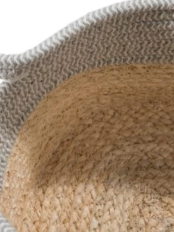 Korb, Grau/Beige -Teppichwelt Verkauf Cotiro Korb Grau GrauBeige 25x30x16 lup2