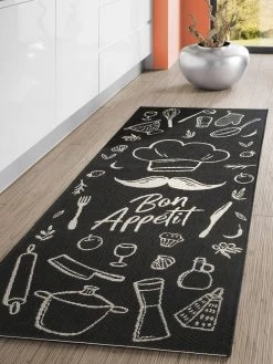 Küchenläufer, Black/White