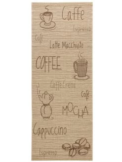 Küchenläufer, Beige 6 Küchenläufer, Beige -Teppichwelt Verkauf Cuisine Flachgewebeteppich Beige 80x200 pla