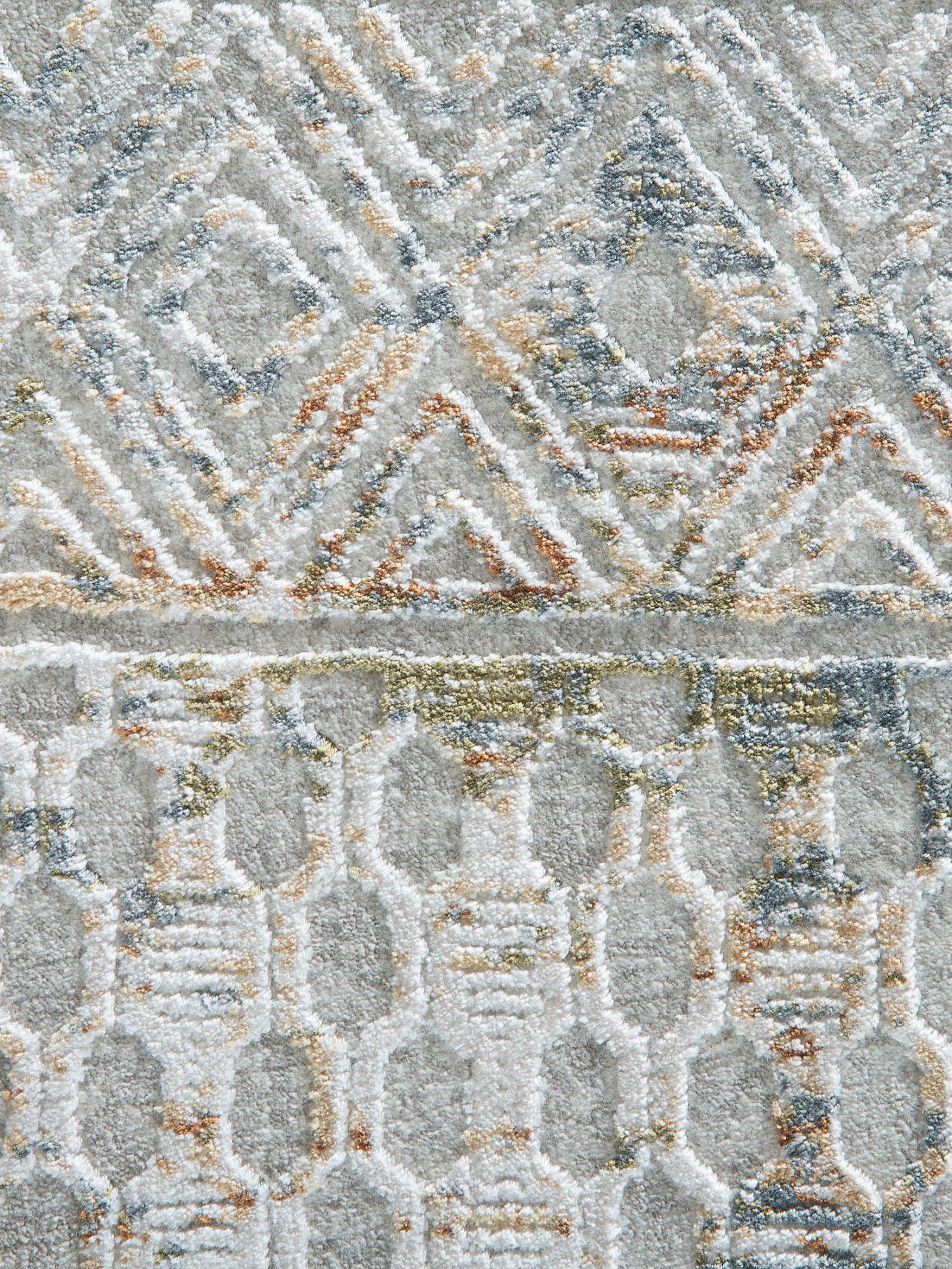 Vintage-Teppich, Silber 6 Vintage-Teppich, Silber – Bild 4