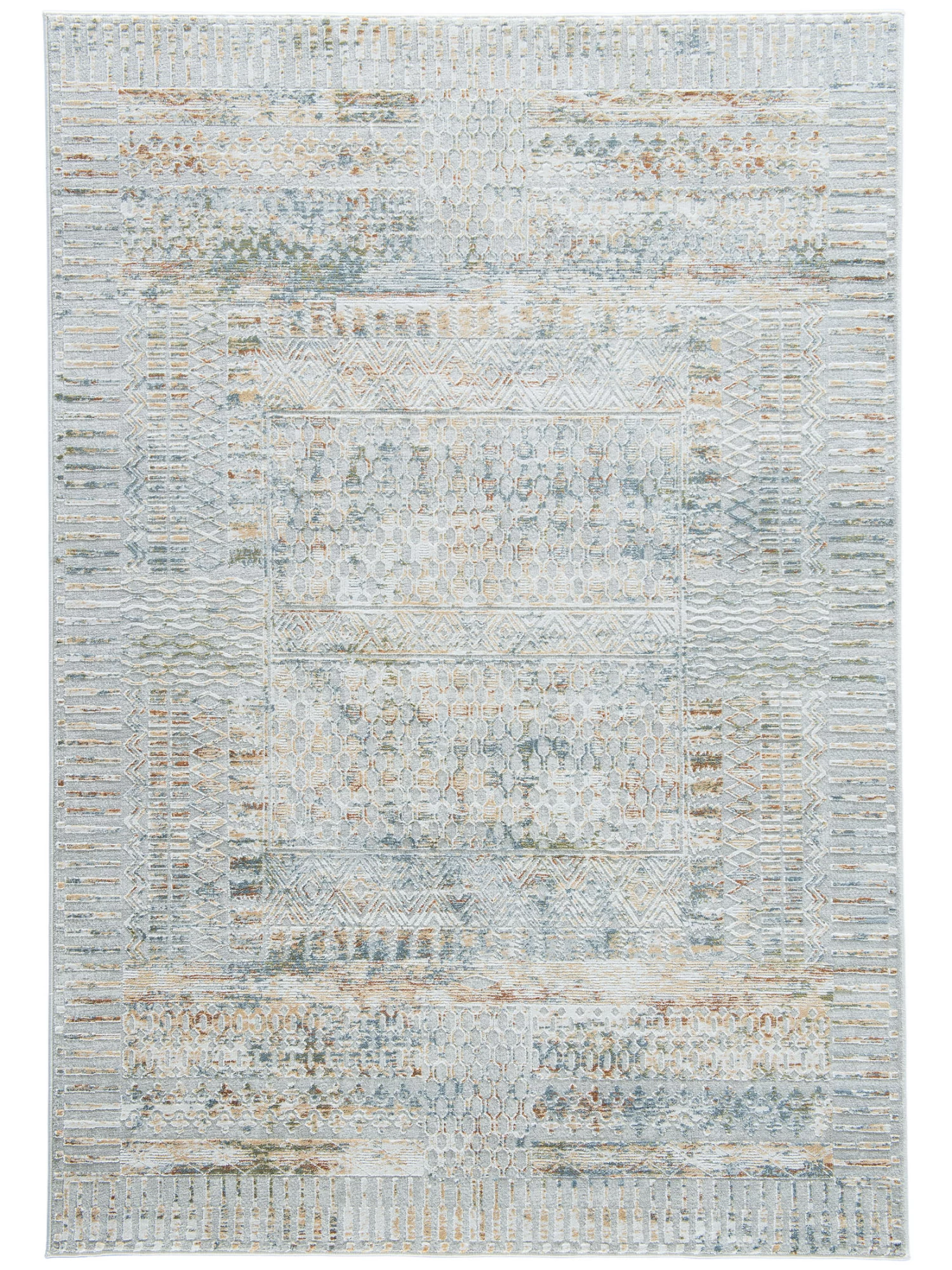 Vintage-Teppich, Silber 4 Vintage-Teppich, Silber – Bild 2