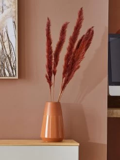 Vase, Orange -Teppichwelt Verkauf Egypt Vase Orange 13x13x20 mil