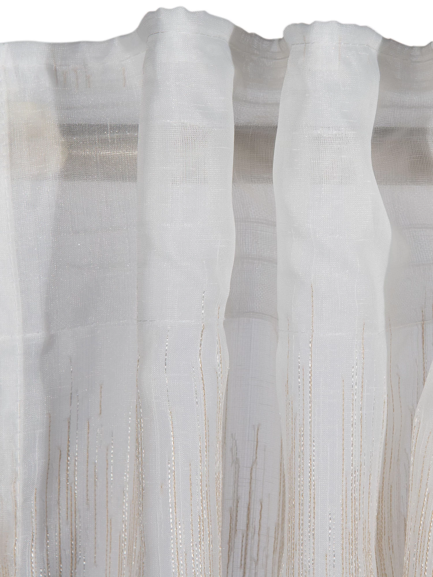 Vorhang Mit Gardinenband, Beige 5 Vorhang Mit Gardinenband, Beige – Bild 3