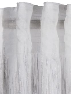 Vorhang Mit Gardinenband, Grau -Teppichwelt Verkauf Ella Gardine verdeckteSchlaufe grau 140x245 lup1