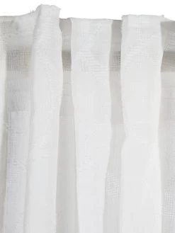 Vorhang Mit Gardinenband, Offwhite -Teppichwelt Verkauf Enna Gardine VerdeckteSchlaufe Weiss Offwhite 140x245 lup1