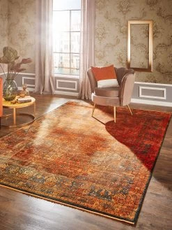 Vintage-Teppich, Autumn Blaze