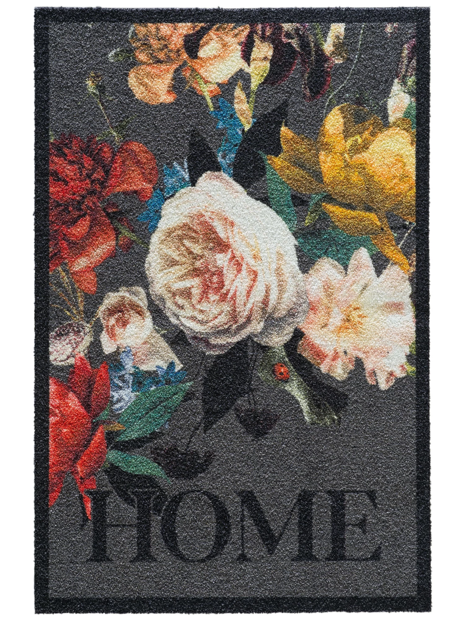 Fußmatte, Dutch Flower Anthrazit 3 Fußmatte, Dutch Flower Anthrazit