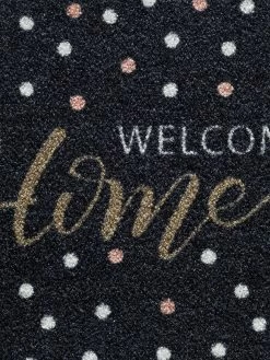 Fußmatte, Welcome Home -Teppichwelt Verkauf Fashion Fussmatte schwarz WelcomeHome 50x80 lup