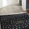 Fußmatte, Welcome Home -Teppichwelt Verkauf Fashion Fussmatte schwarz WelcomeHome 50x80 mil