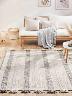 Flachgewebe-Teppich, Ivory