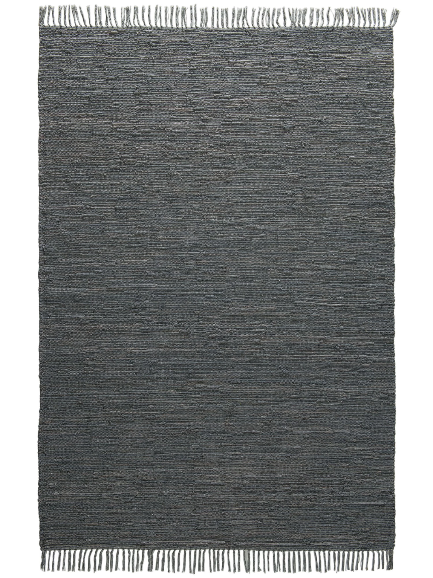 Baumwoll-Teppich, Anthrazit 4 Baumwoll-Teppich, Anthrazit – Bild 2